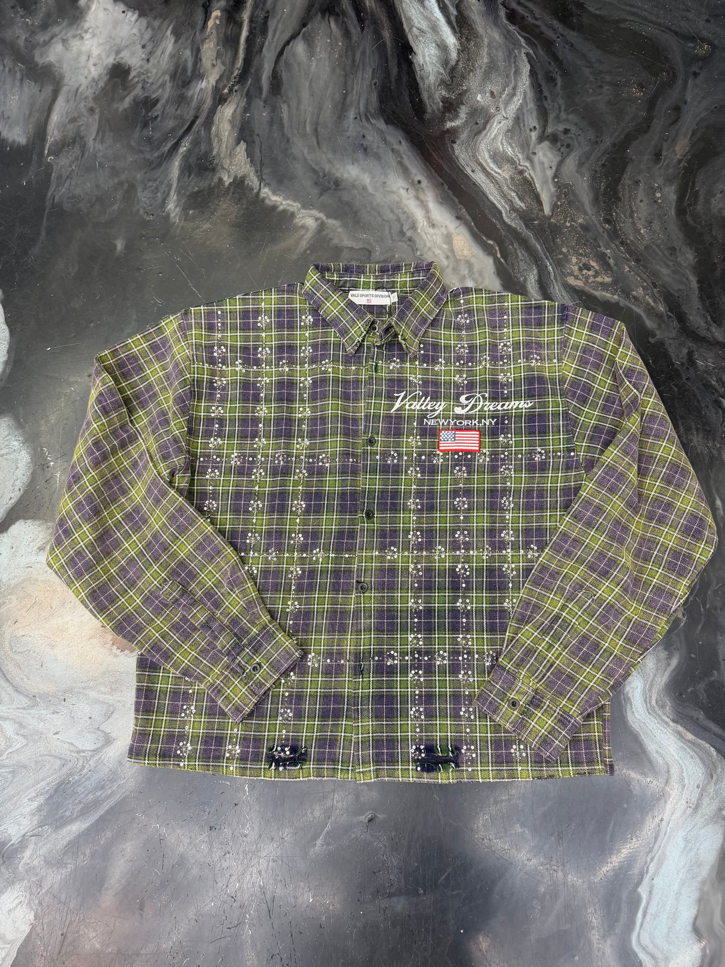 Valley Dreams Men's Toxic Green Flannel