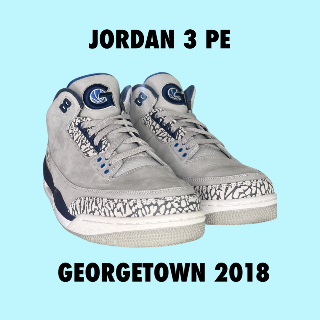 Jordan 3 Georgetown PE Player Exclusive Basketball team size 11 vNDS Drexlers