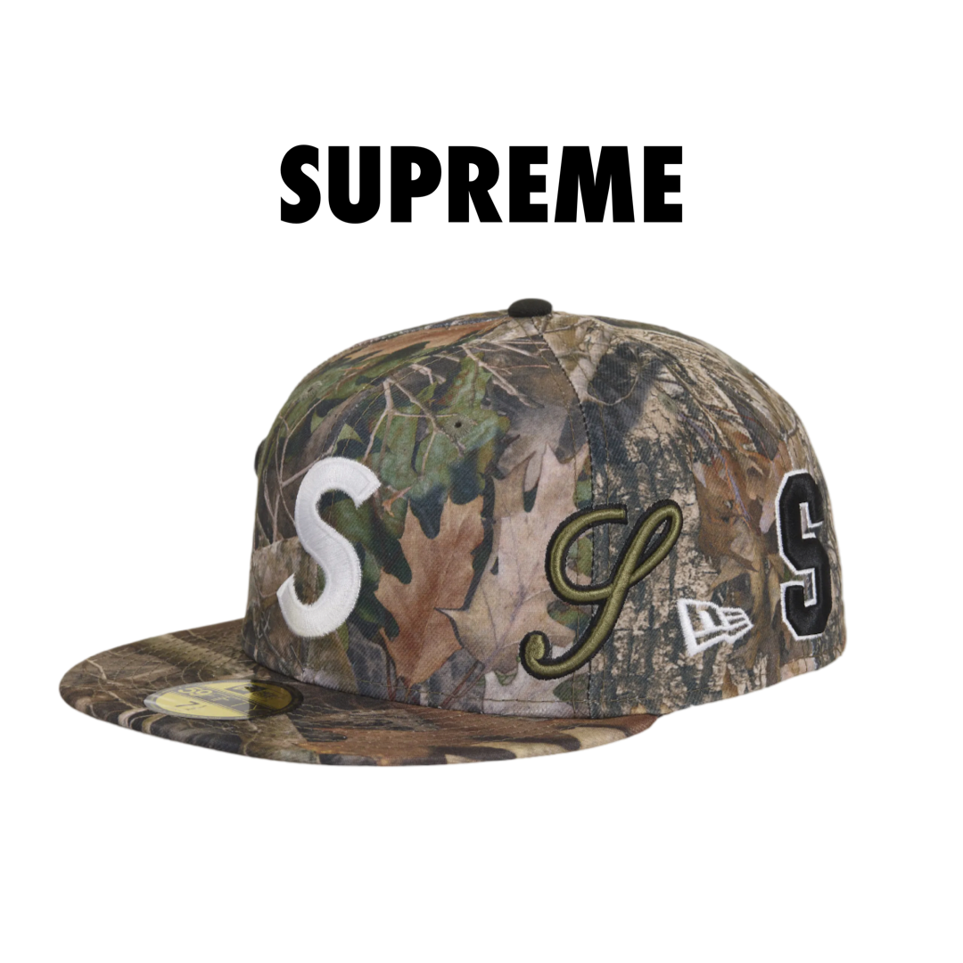 Supreme Multi S Logo New Era 59Fifty Fitted Hat Camo 7 3/8