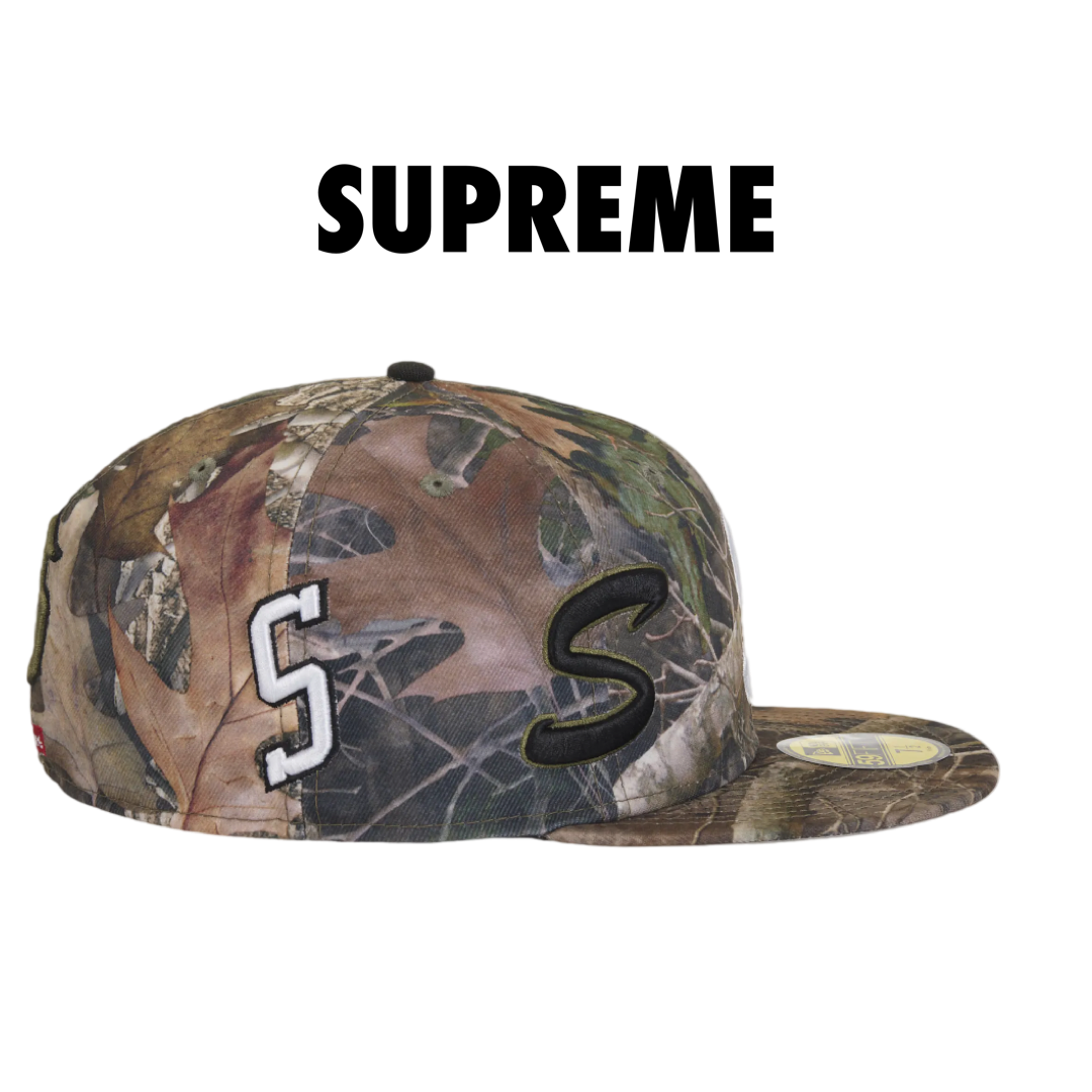 Supreme Multi S Logo New Era 59Fifty Fitted Hat Camo 7 3/8