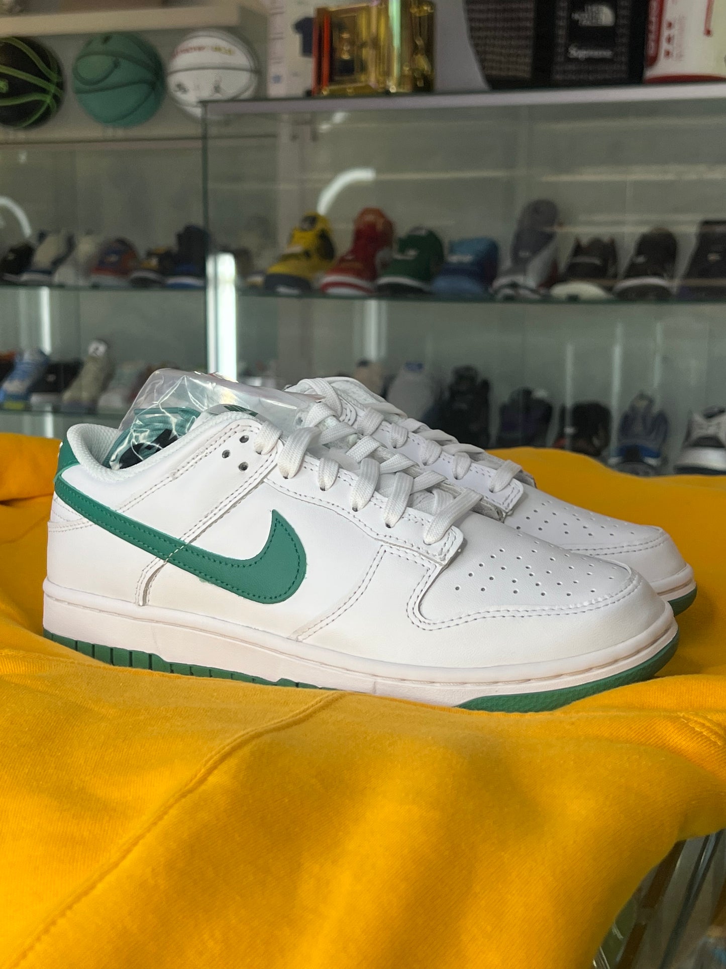 Nike Dunk white Green Noise