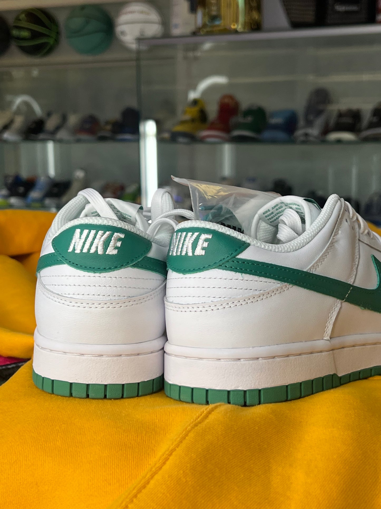 Nike Dunk white Green Noise