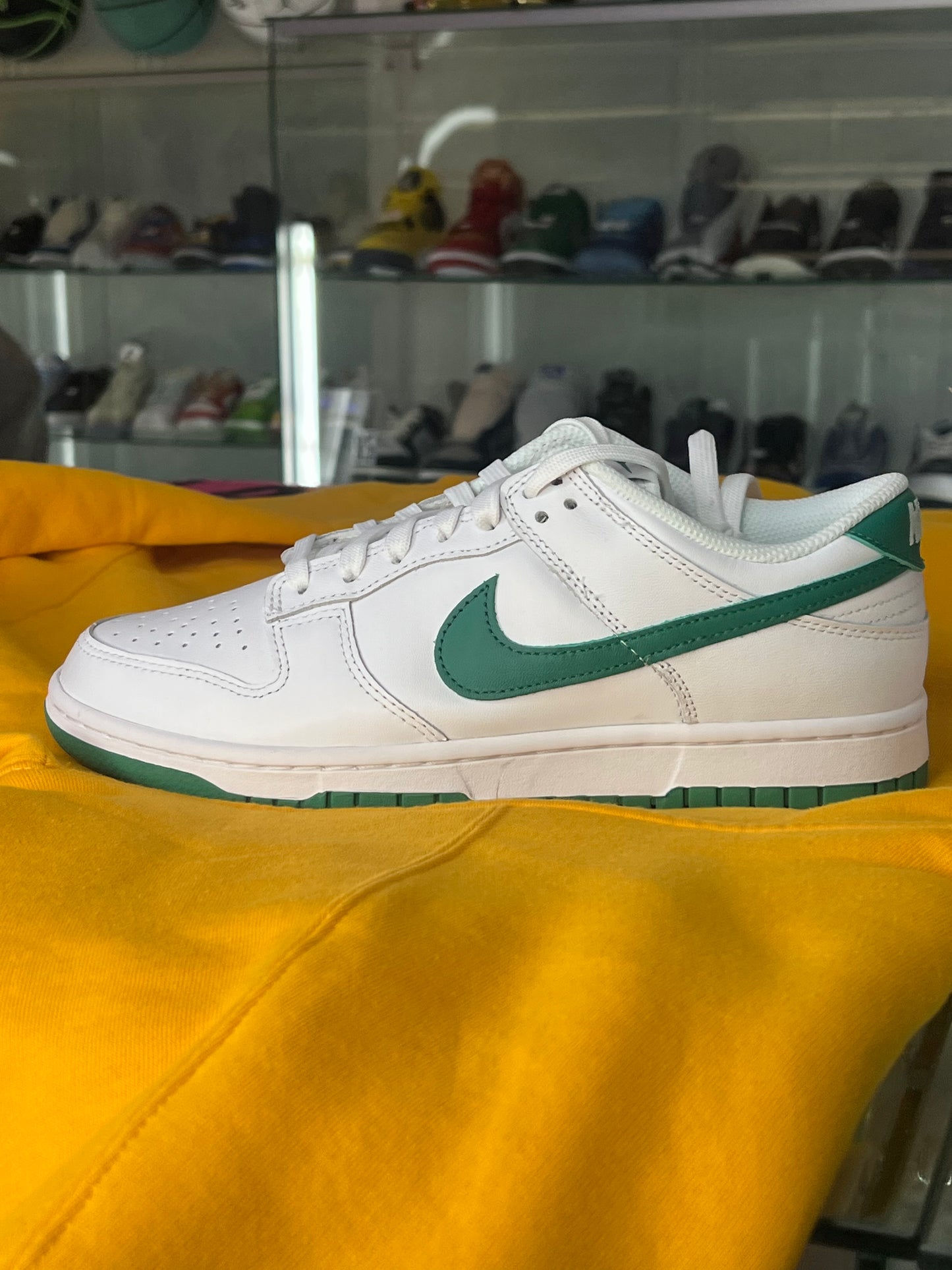Nike Dunk white Green Noise