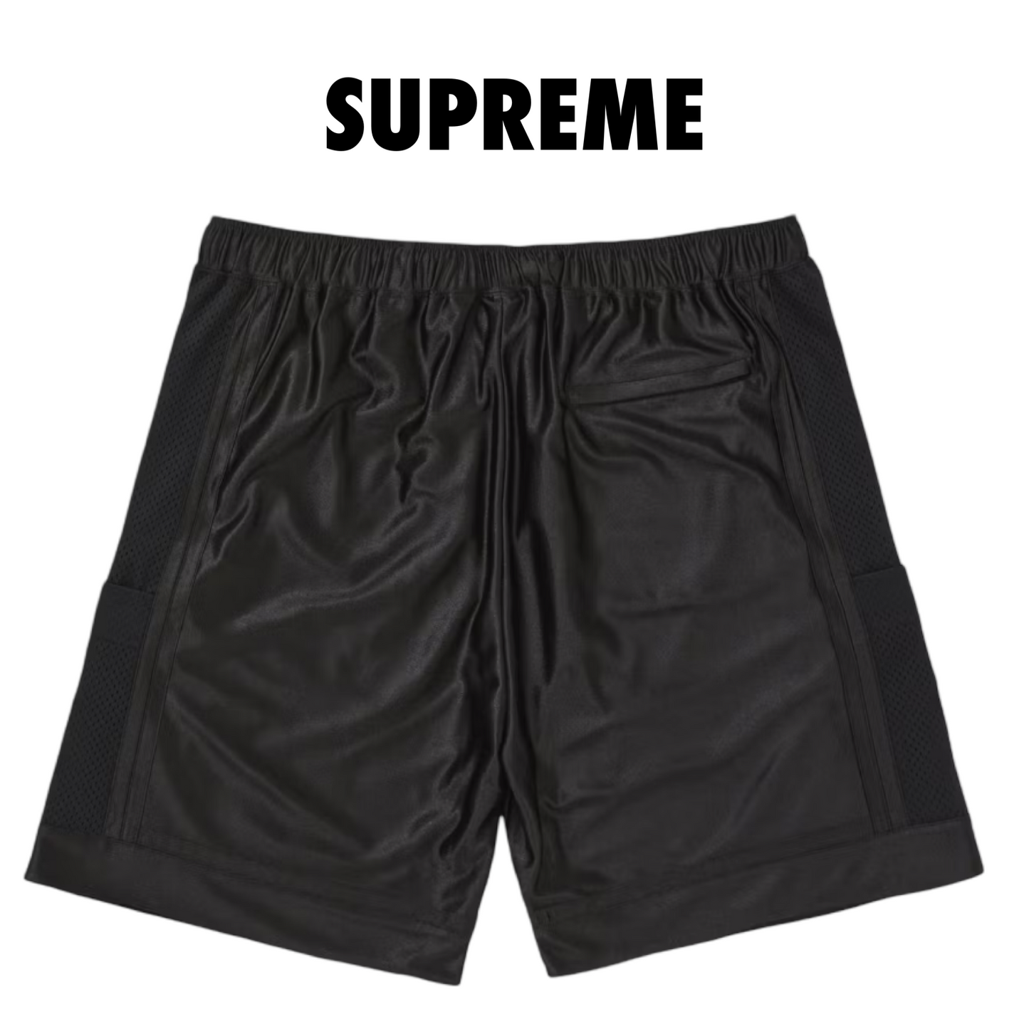 Supreme Side Pocket Basketball Short Black