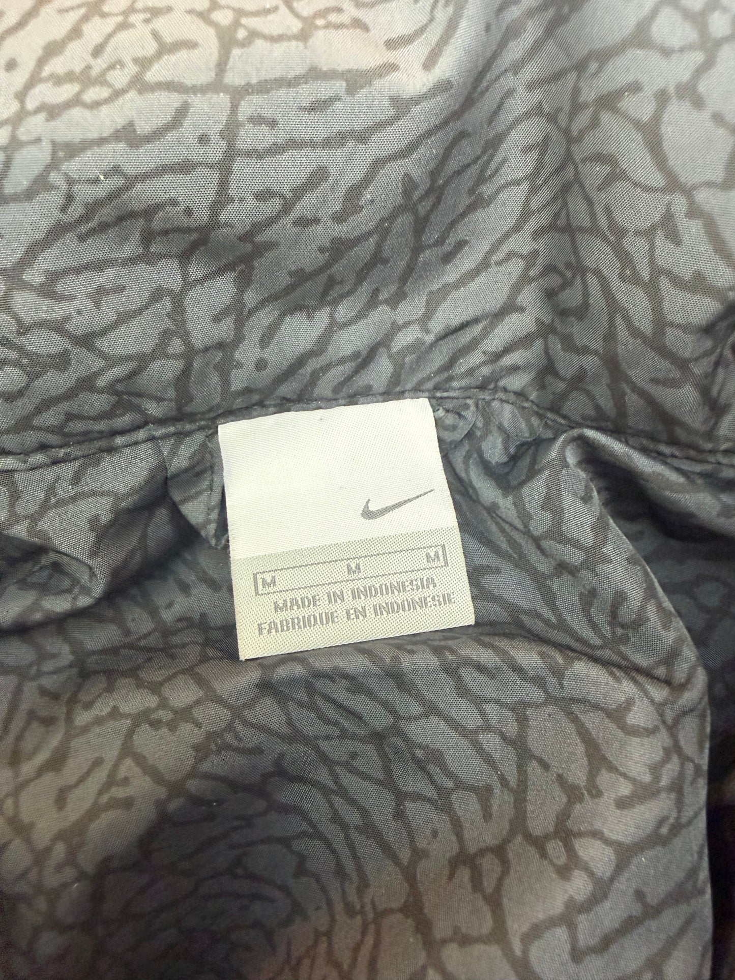 Nike SB Cement Elephant Print Full Zip Windbreaker Jacket vintage