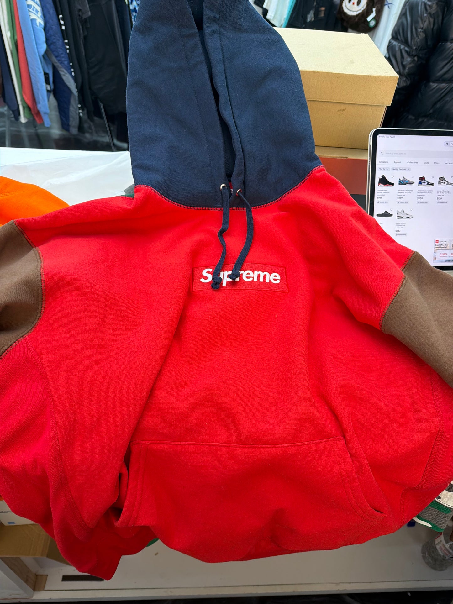 Supreme Box Logo Hooded Sweatshirt Sweatshirt (FW24) Multi Color