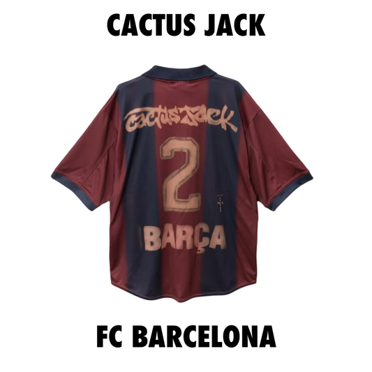 Travis Scott x Nike x FC Barcelona Retro 2000/01 Home Skeleton Jersey Multicolor