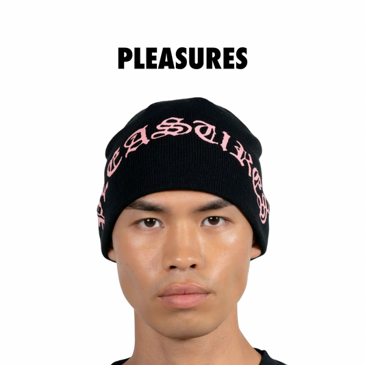 Pleasures Old E skull beanie