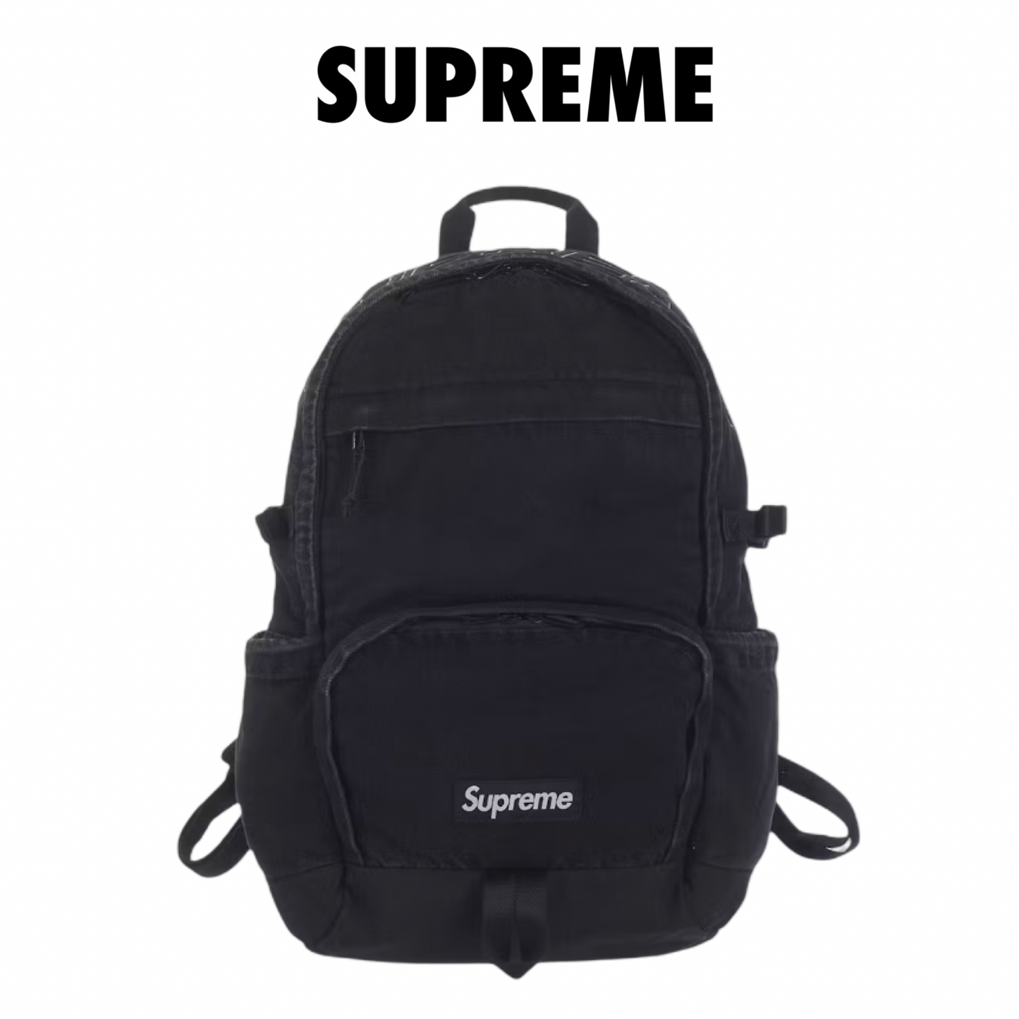 Supreme Denim Backpack Black