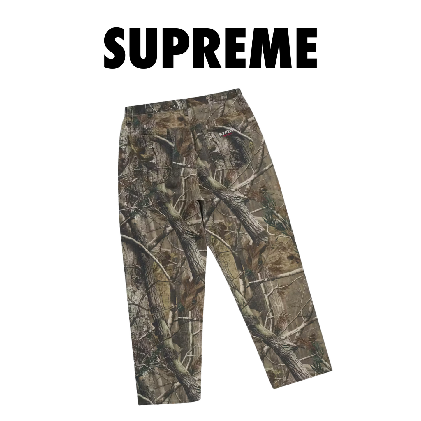 Supreme Baggy Jean (FW25) Realtree AP Camo size 34