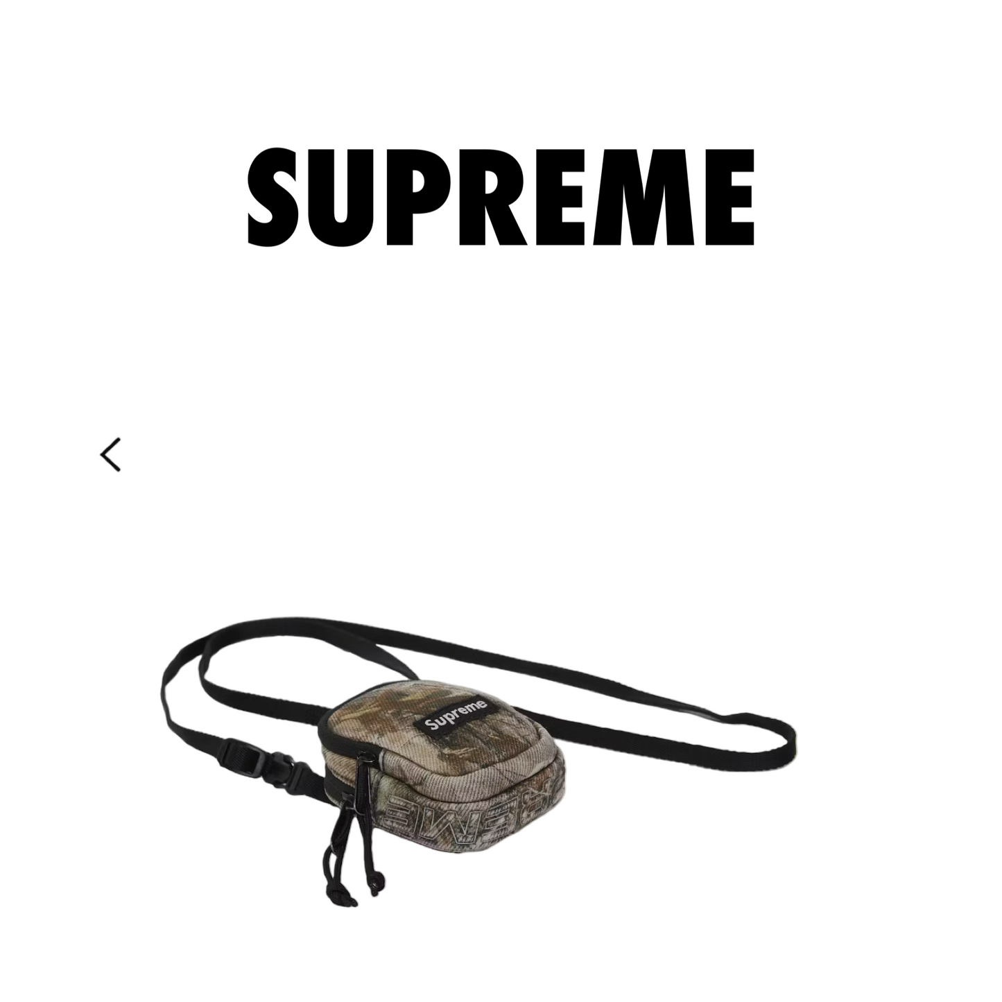 Supreme Denim Mini Utility Bag Realtree AP Camo
