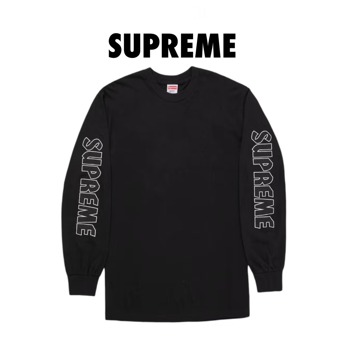 Supreme Spitfire Bighead L/S Tee black