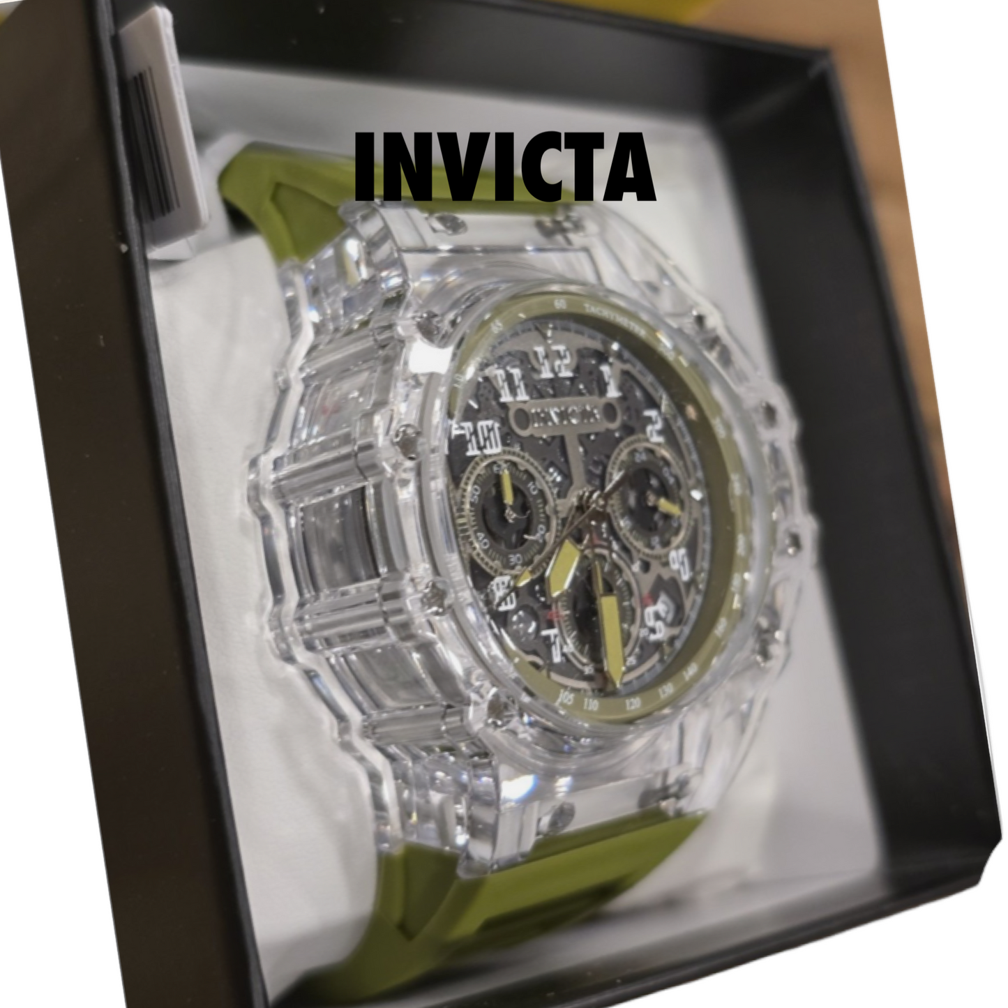 Invicta Racing Vaulthan Men's Watch - 44mm Olive Green 69682
