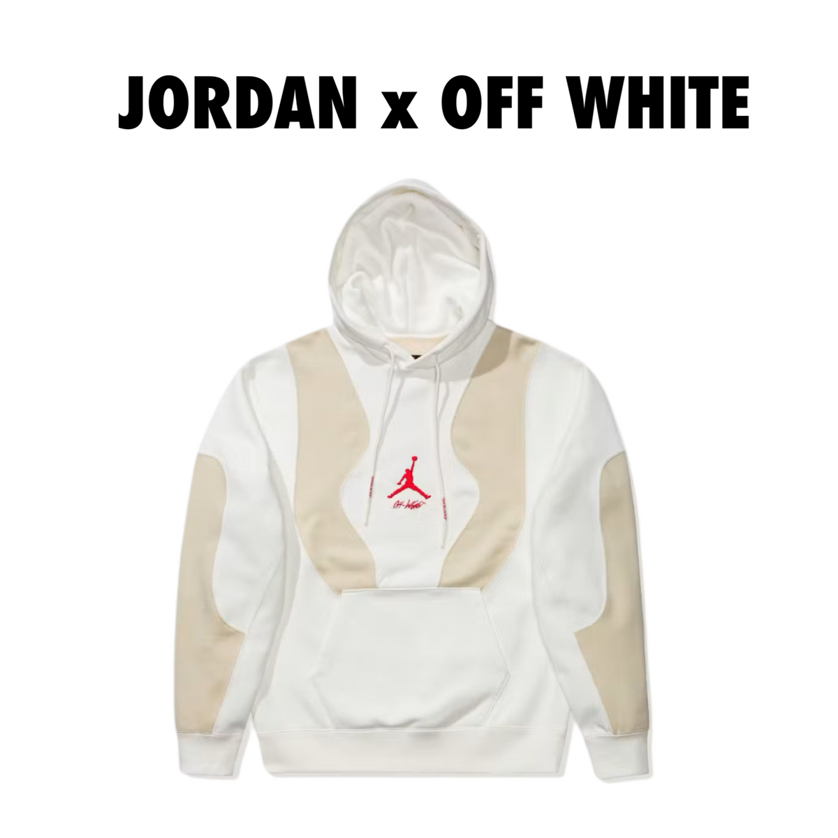 OFF-WHITE × Jordan Hoodie white 2021