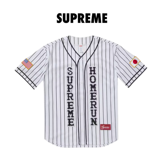 Supreme Homerun Baseball Jersey White