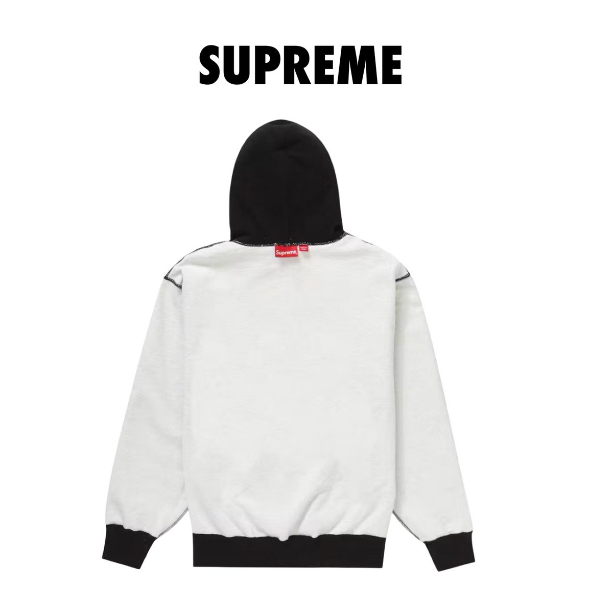 Supreme Inside Out Box Logo Hooded Sweatshirt black 2023