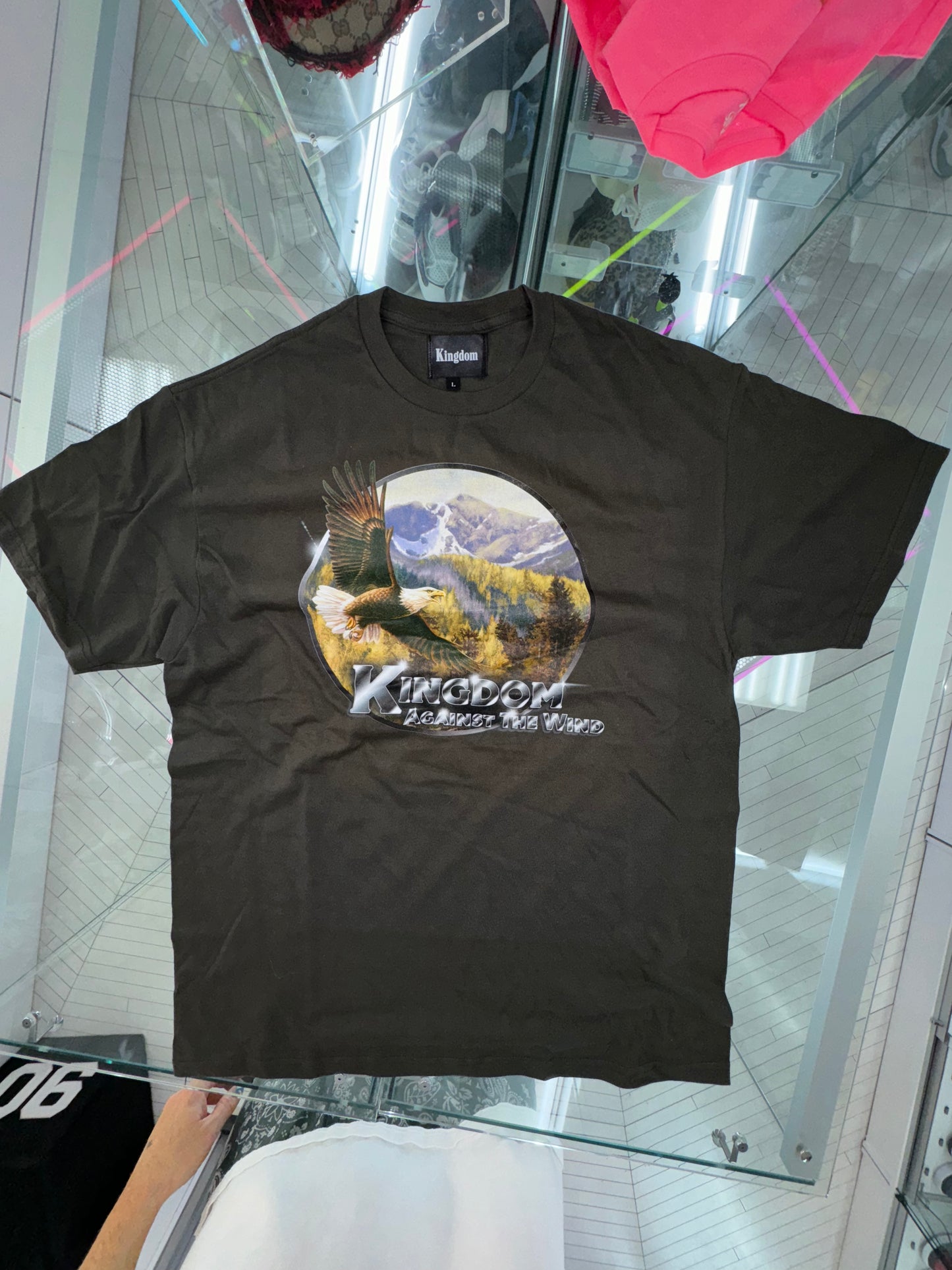 Kingdom Tee Charcoal Against the Wind