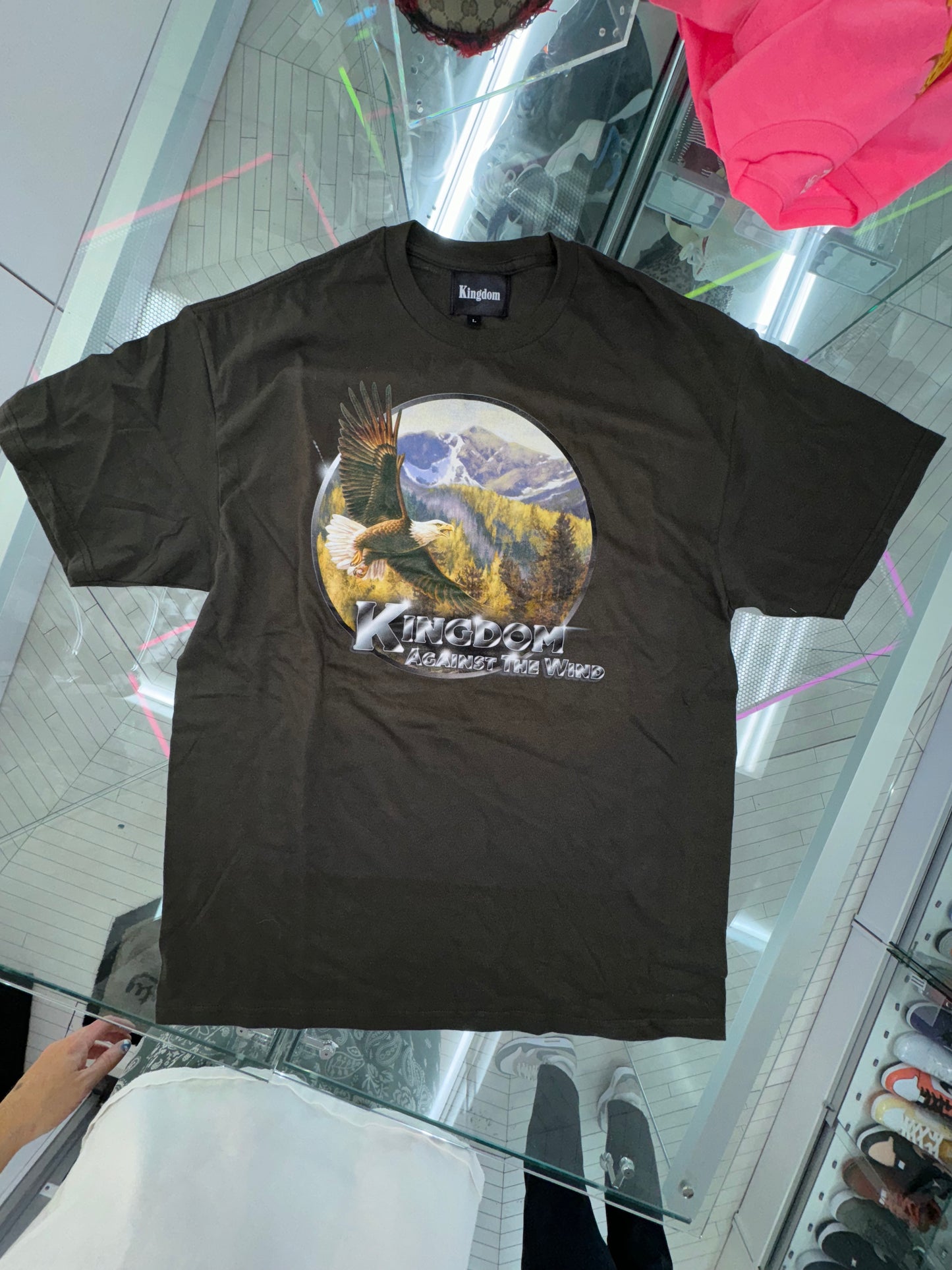 Kingdom Tee Charcoal Against the Wind