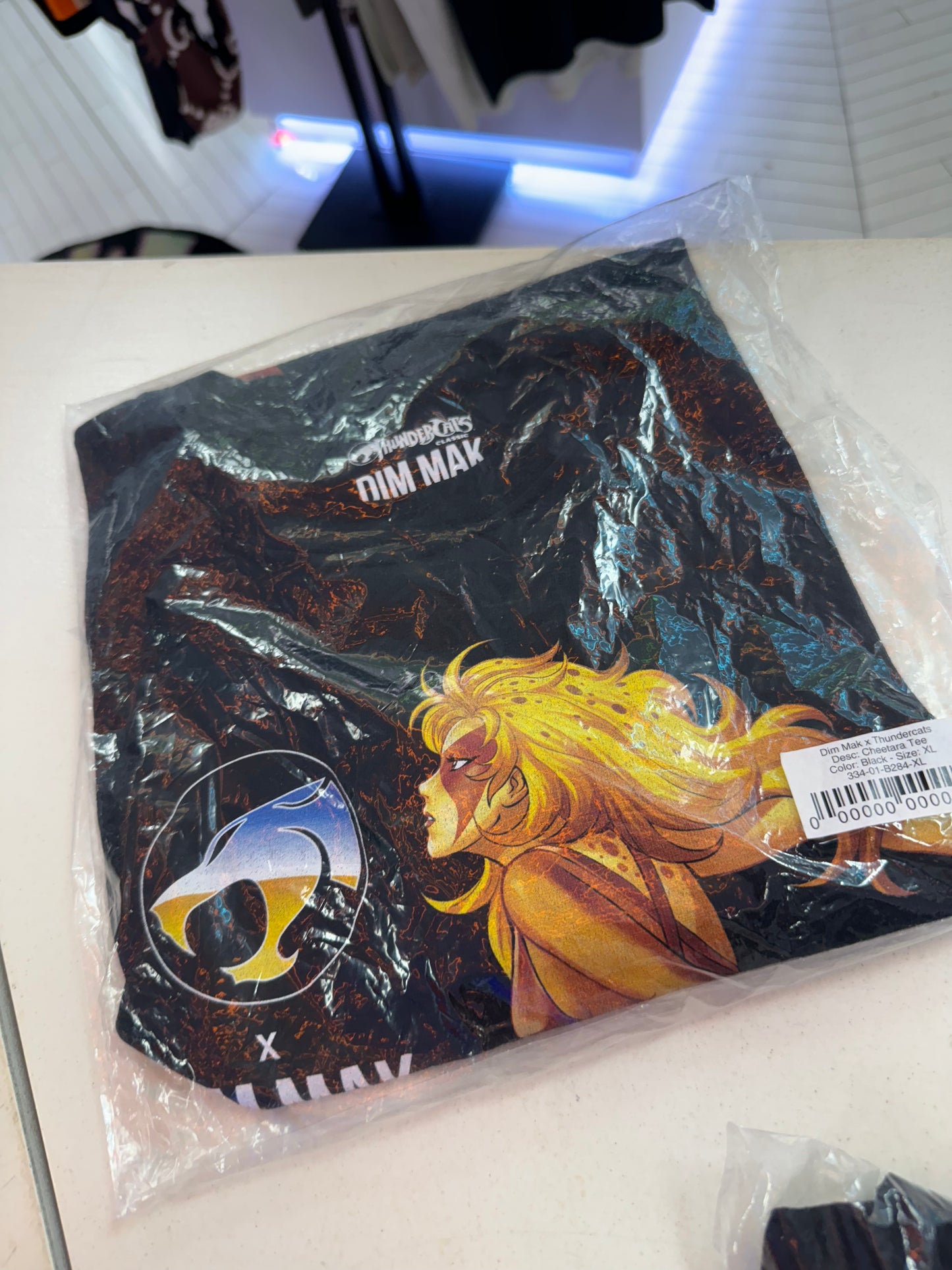 Thundercats x Dim Mak Cheetara 2021 tee black