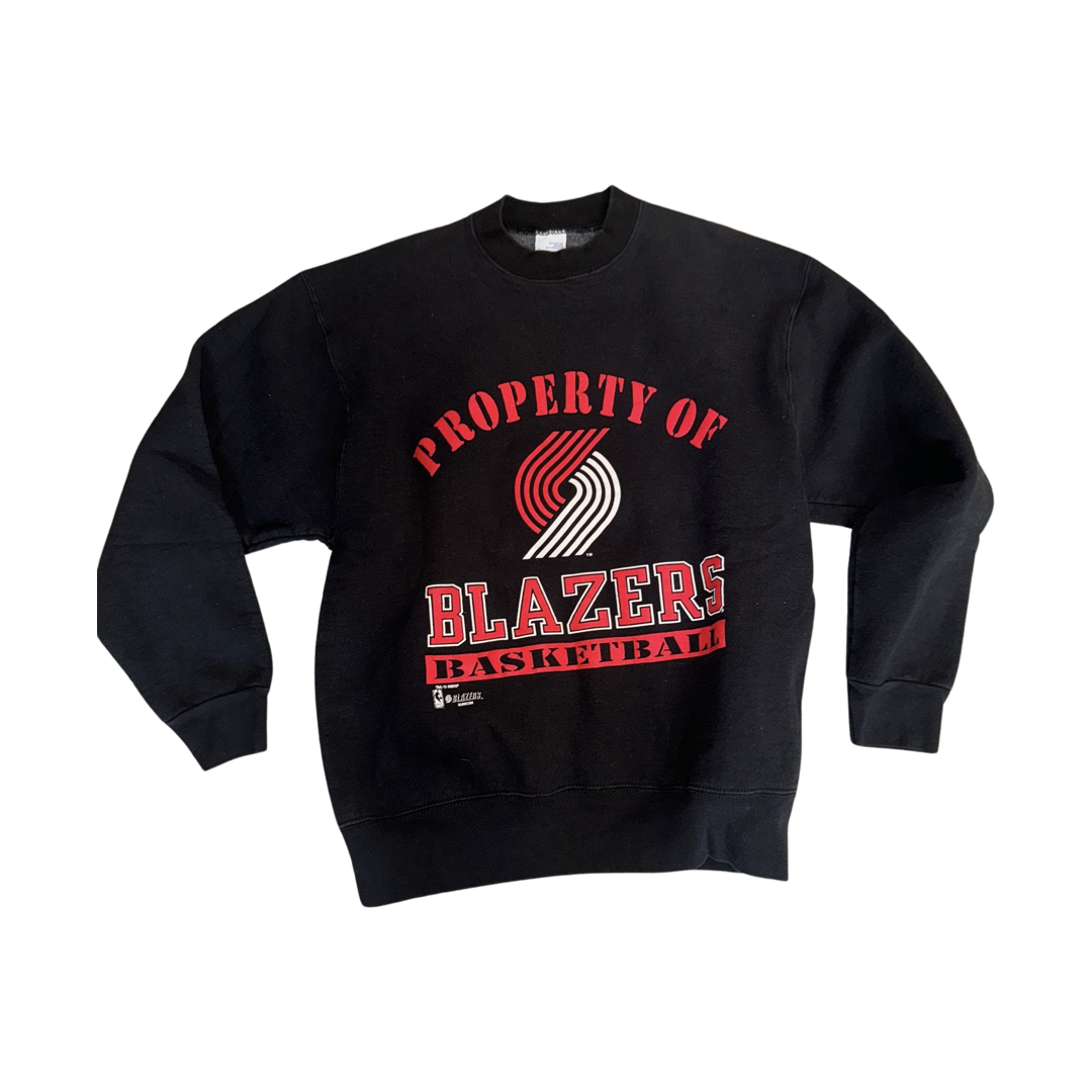 Vintage early 90’s Portland Trail Blazers Salem tee crewneck 1990 champs