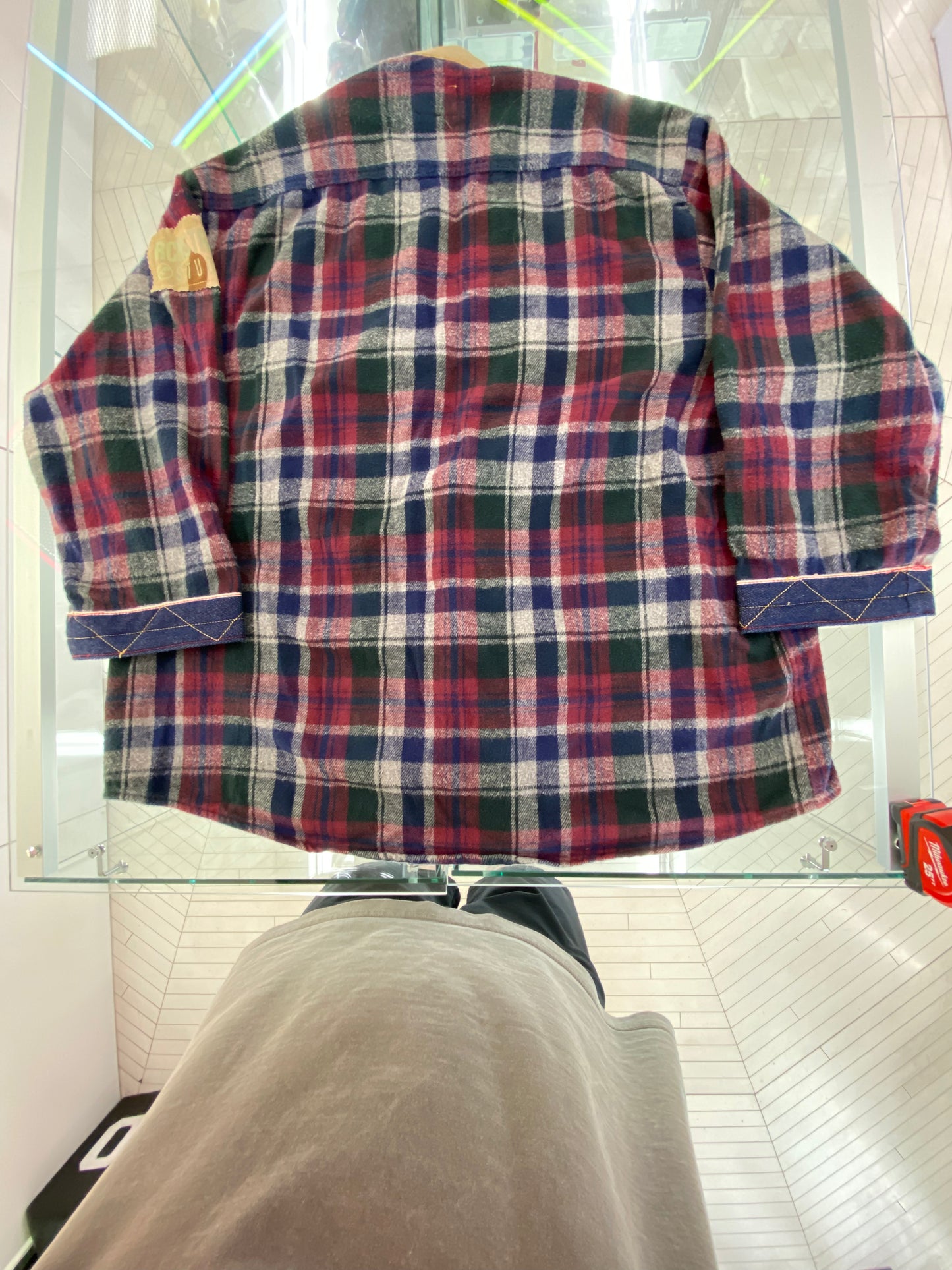 RCNSTRCT Studios LA Denim + Camo Flannel Kimono
