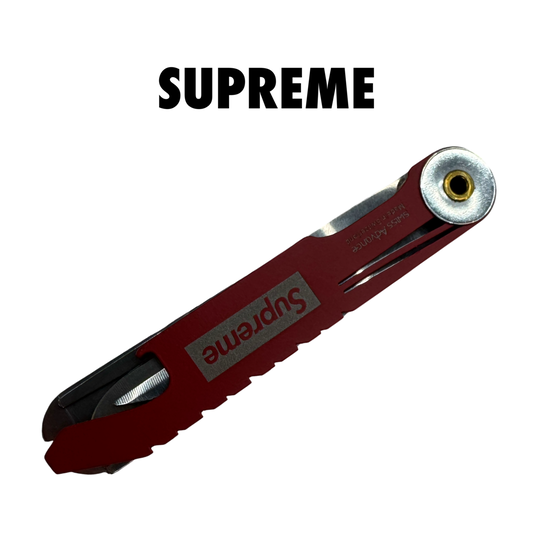 Supreme/Swiss Advance Crono N5 Pocket Knife Red FW21