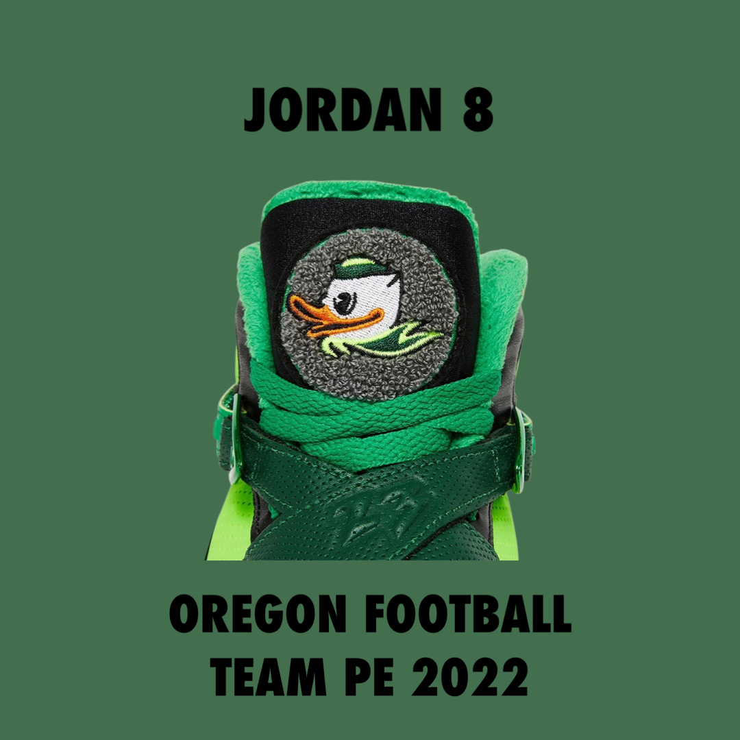 Jordan 8 Oregon PE Black
