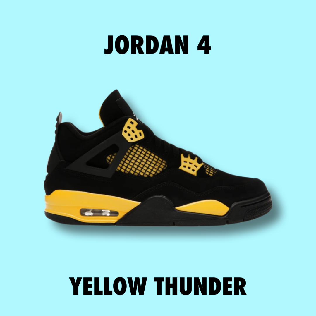 Nike air jordan 4 retro thunder on sale