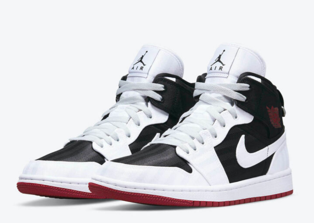 Jordan 1 Mid (w) Canvas White 2021