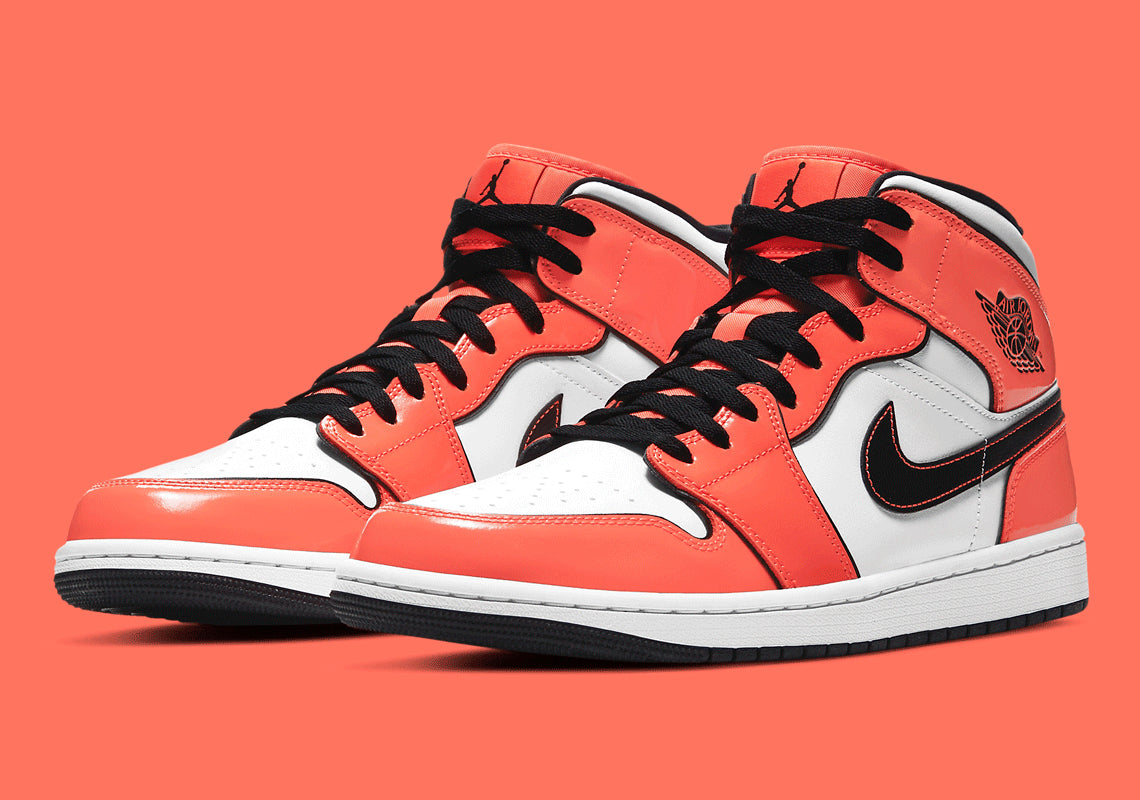 Jordan 1 Mid Turf Orange 2021