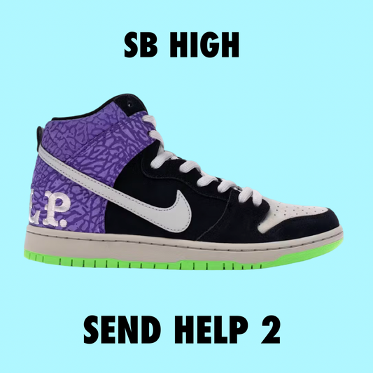 Nike Dunk SB High
Send Help 2 2013