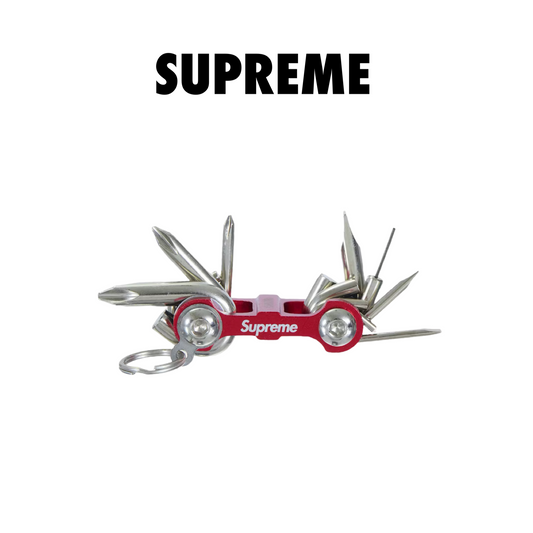 Supreme Chibi Rib Screwdriver Keychain red