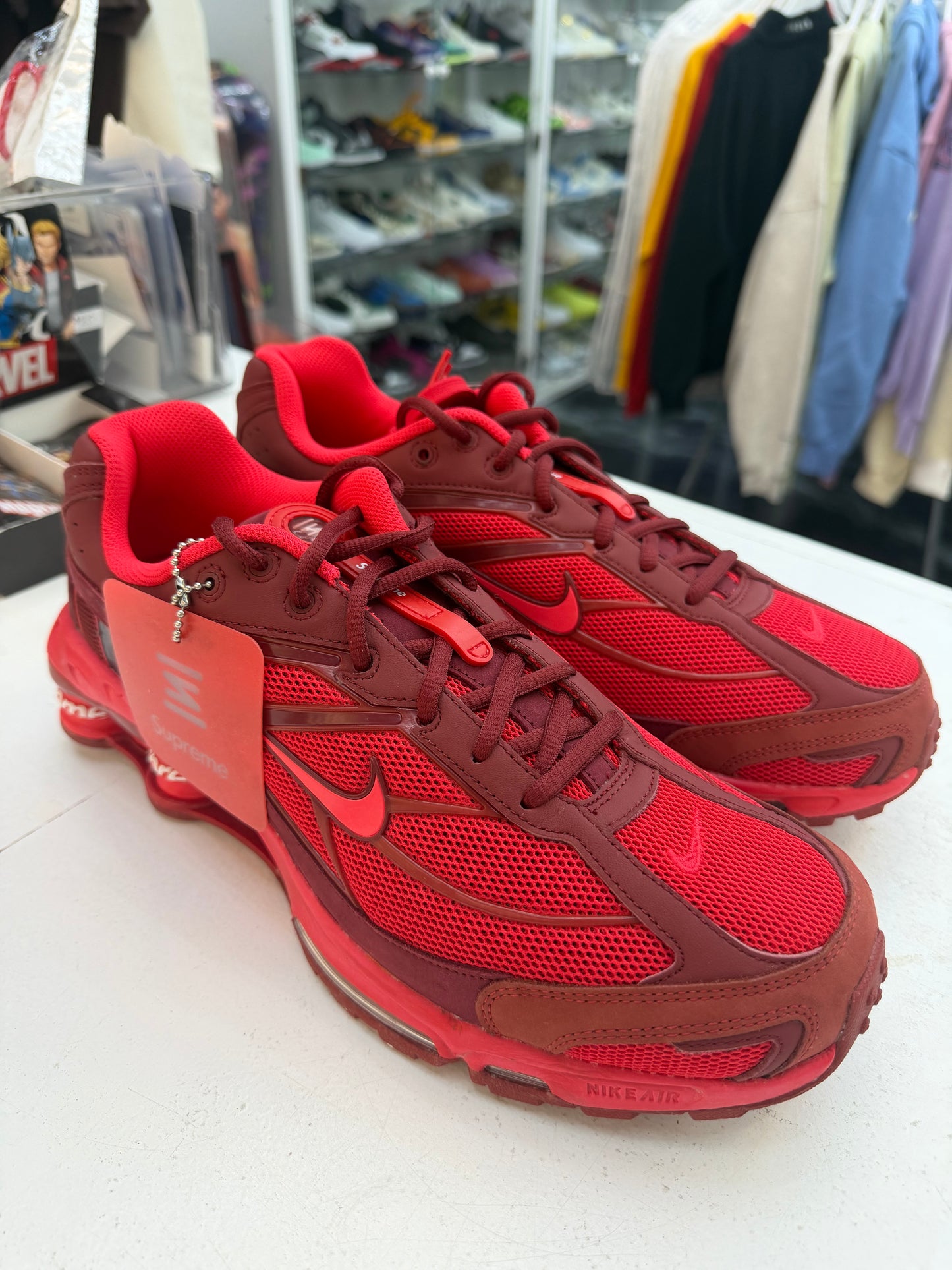Nike x Supreme Shox red 2022