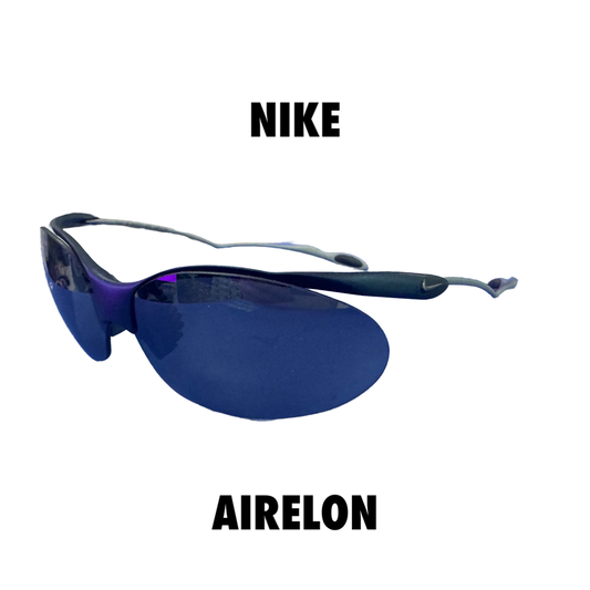 Nike * Very Rare × Vintage Nike sport glasses airelon 0Os Made In Italy AIRELON