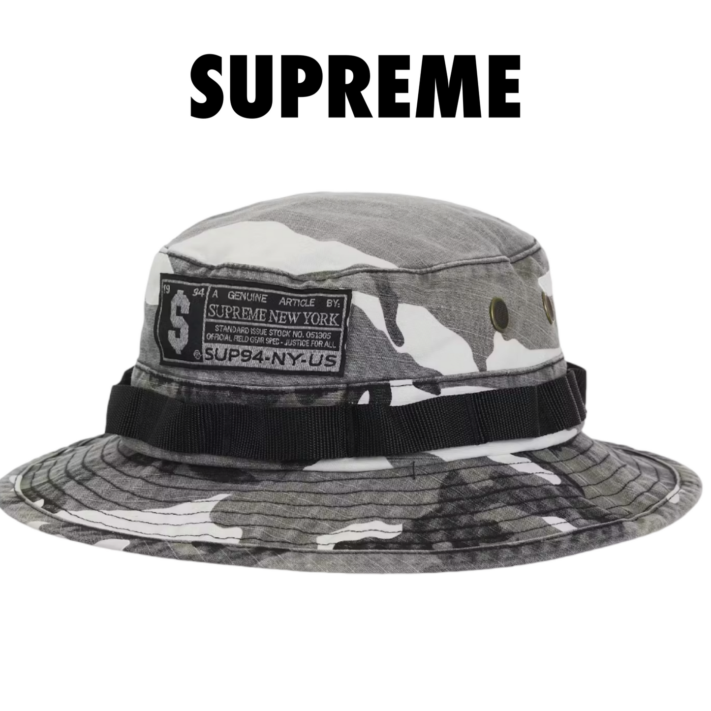 Supreme Military Boonie (FW25) Grey Camo