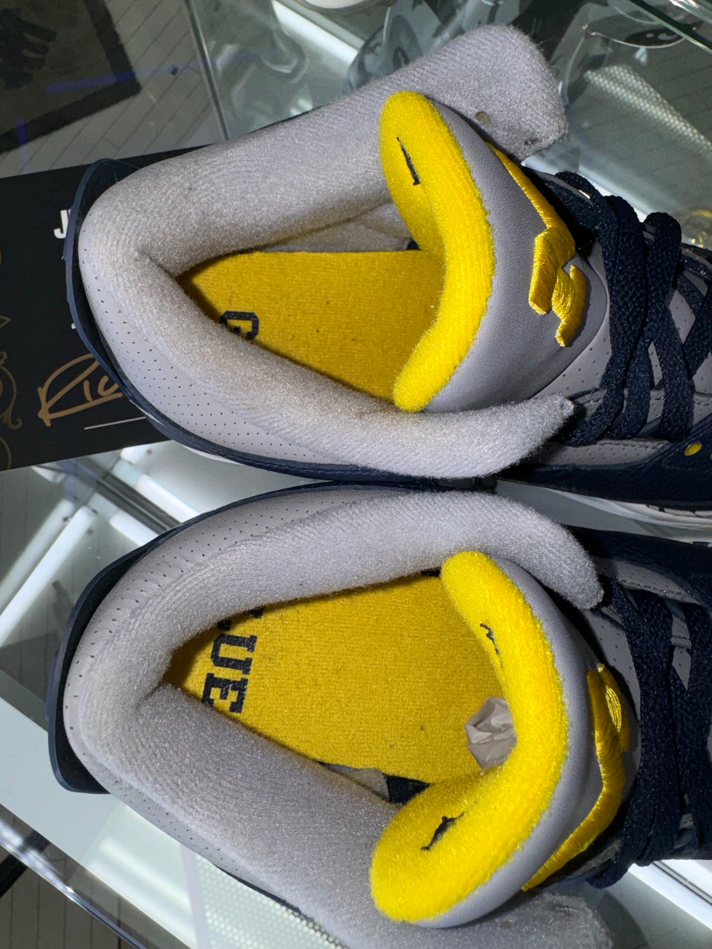 Jordan 3 PE Michigan Player Exclusive Rick Ross Owned And Worn size 11.5