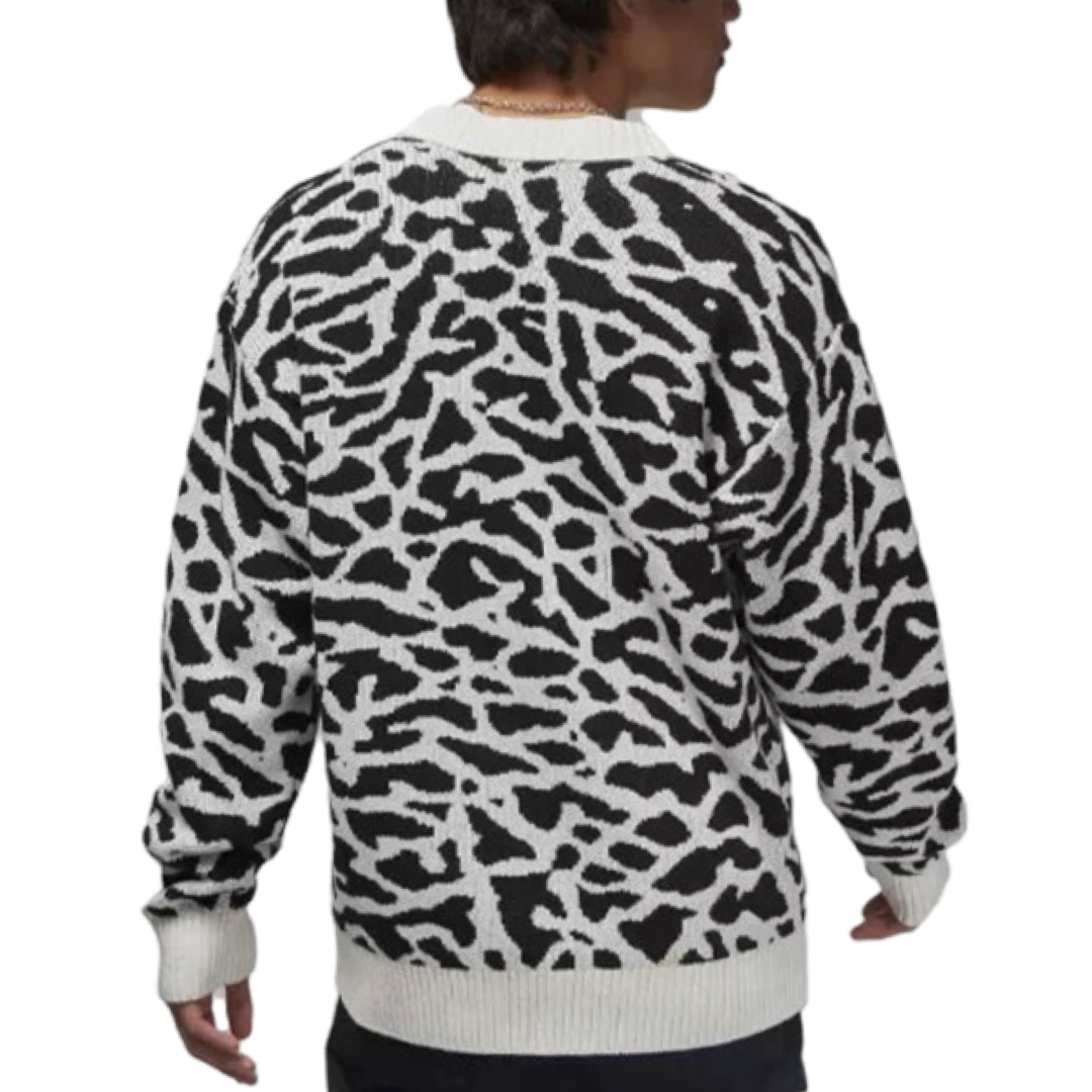 Jordan Flight Heritage Cardigan zebra