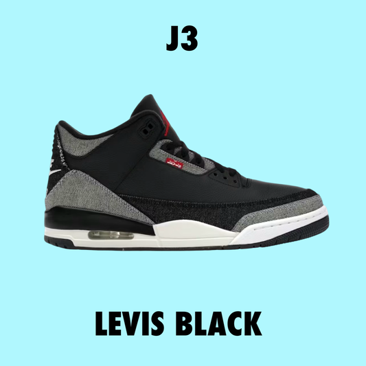 Jordan 3 Retro Levi's Black