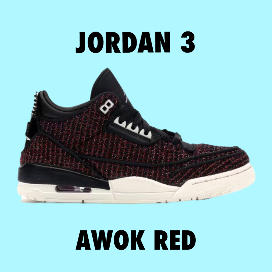 Jordan 3 Retro
AWOK Vogue University Red (Women's) bq3195-691