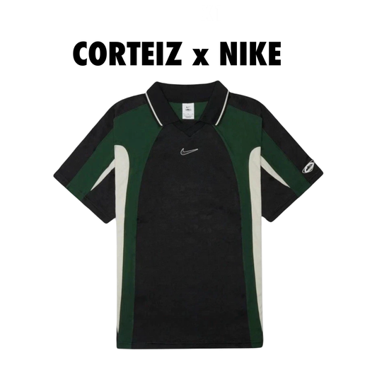 2024 Men XS Corteiz x Nike NRG Jersey Black Forest Green