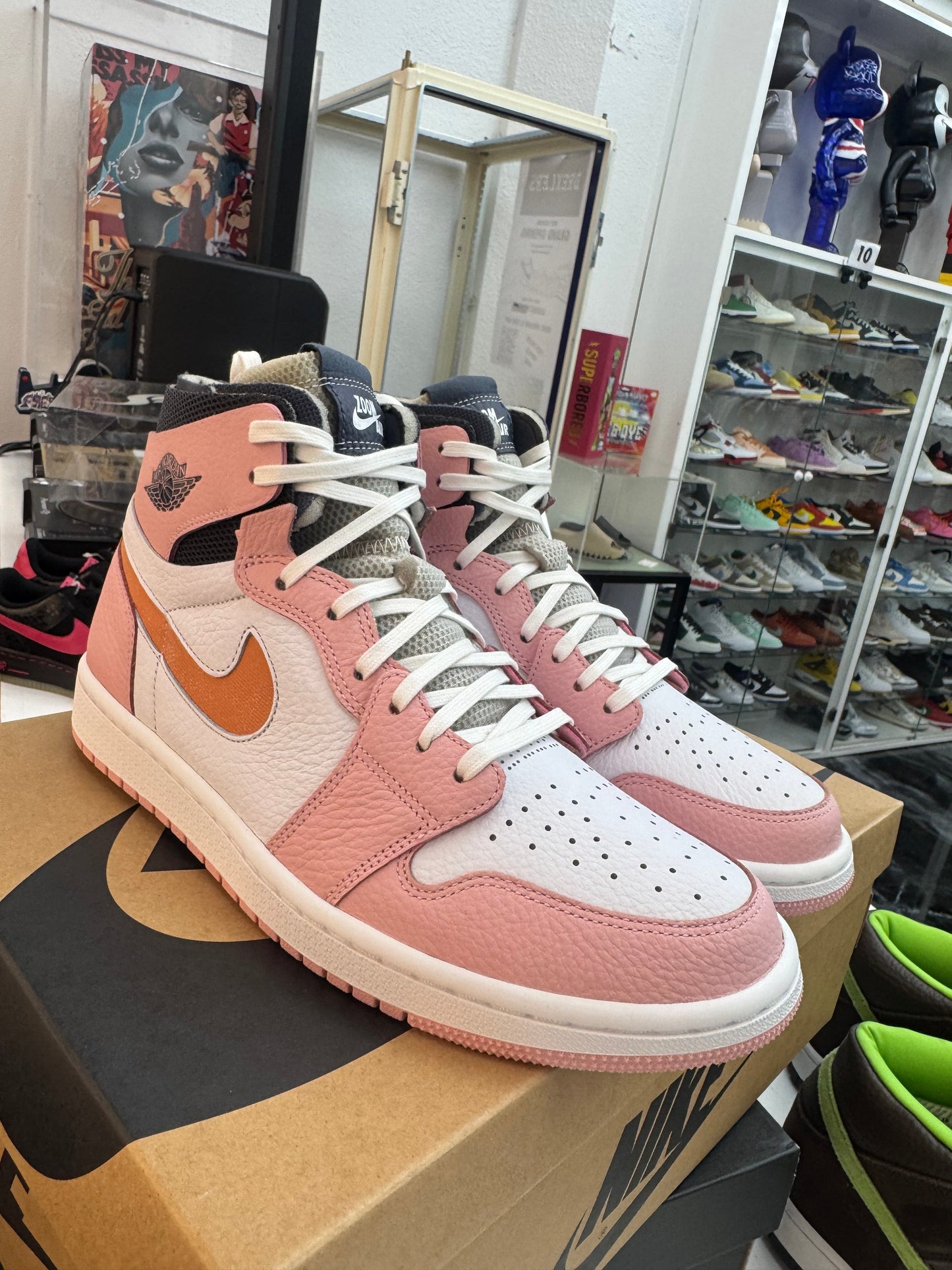 Jordan 1 High Zoom Air CMFT Pink Glaze Cactus Flower (Women's)