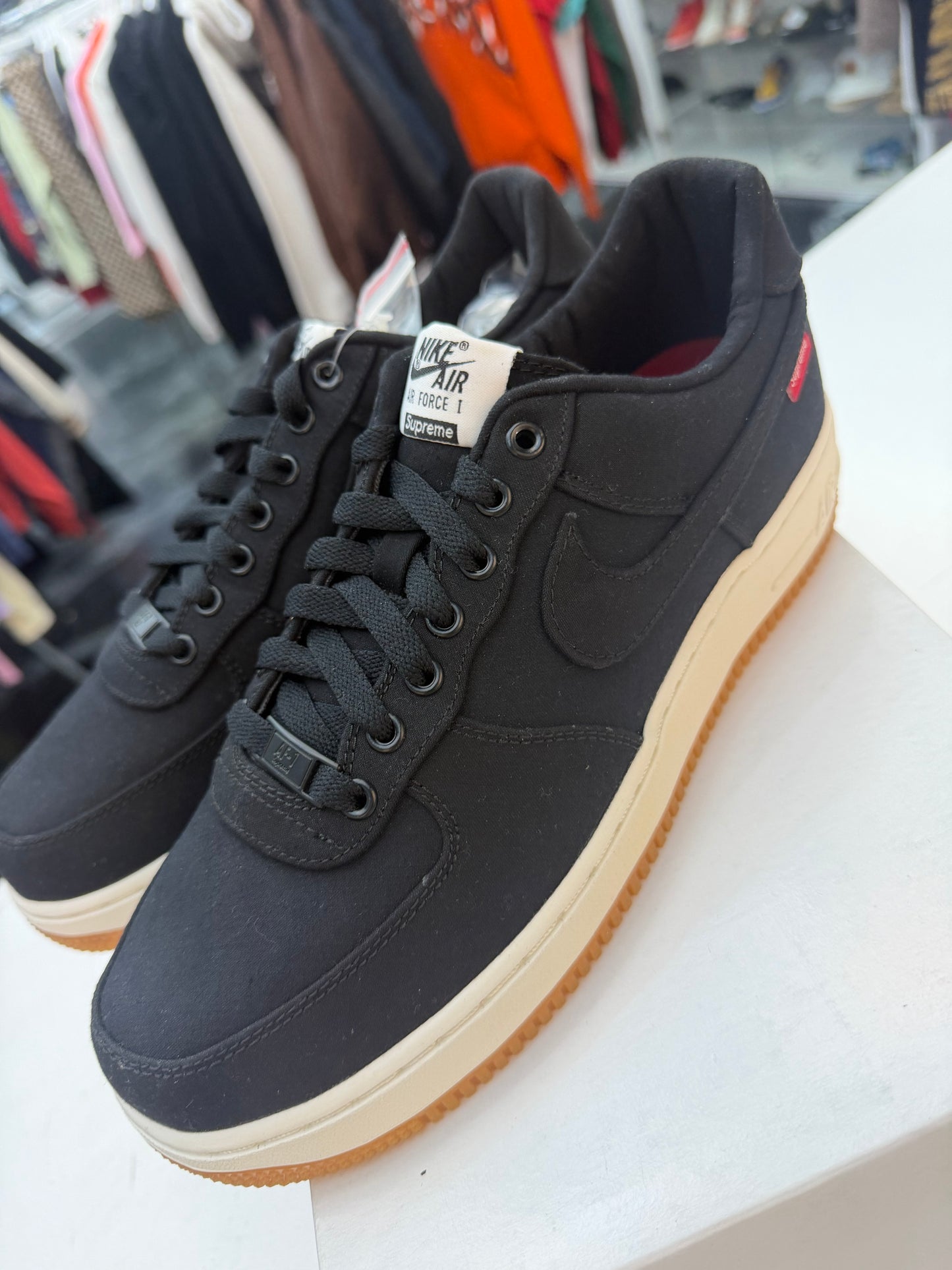 Nike Air Force 1 Low Supreme Black 2012