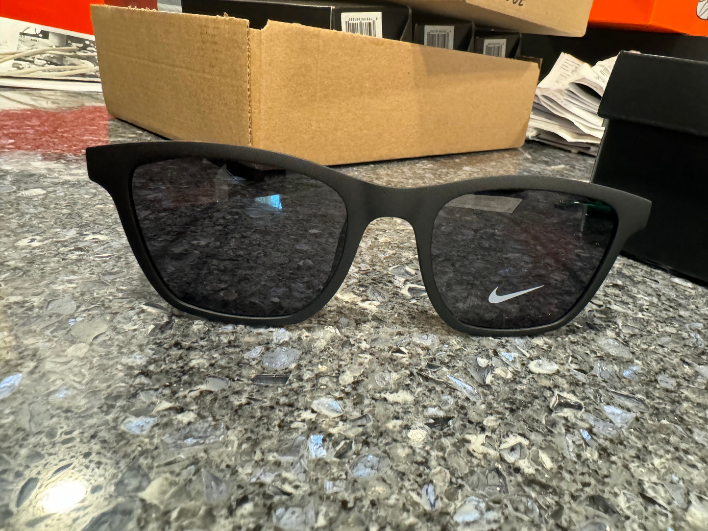 Nike Stint Sunglasses CT8176 010 Matte Black / Dark Gray Lens 53-20 142mm #3