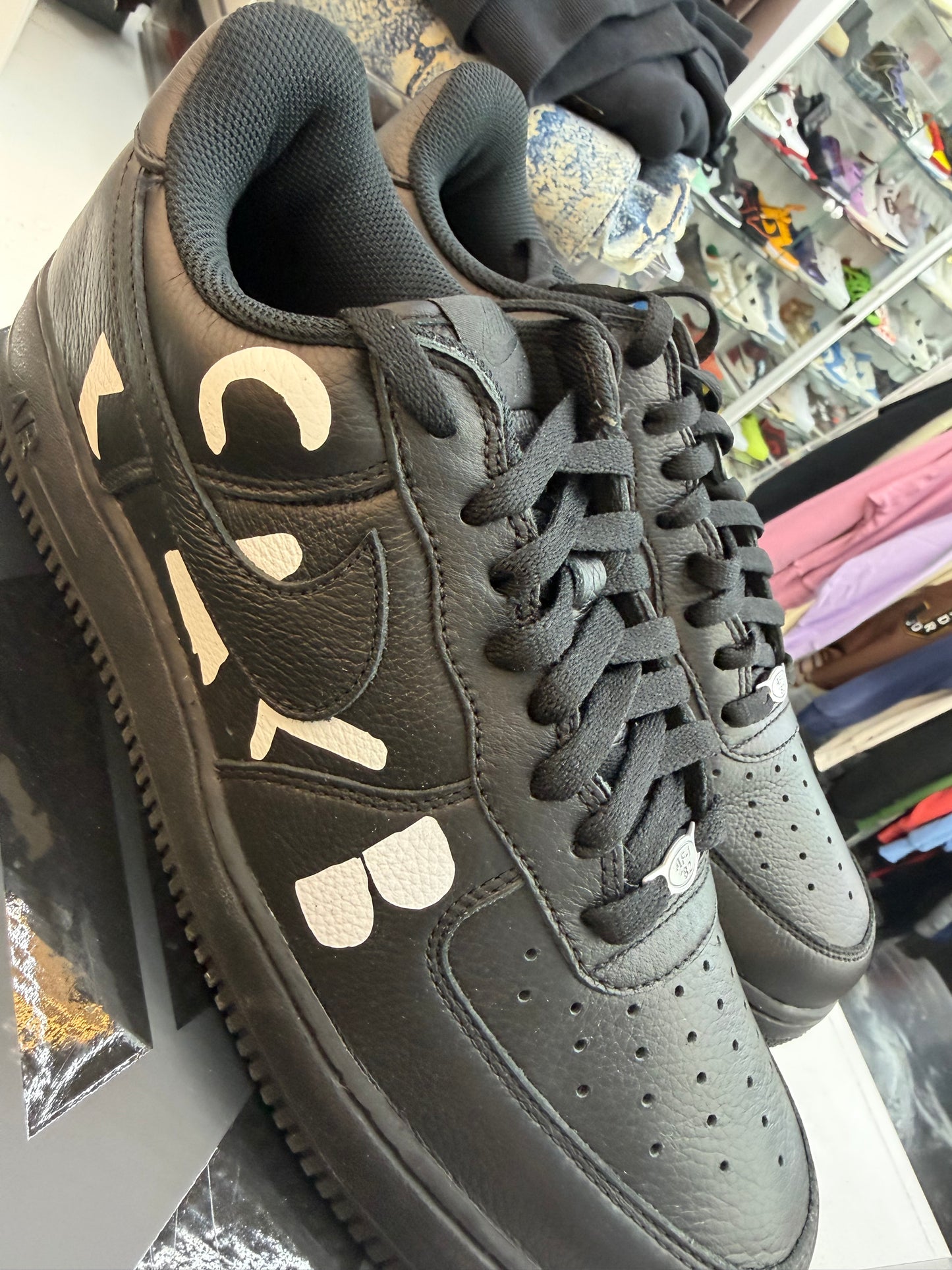 Nike Air Force 1 Low Retro SP BLACK Comme des Garçons Black