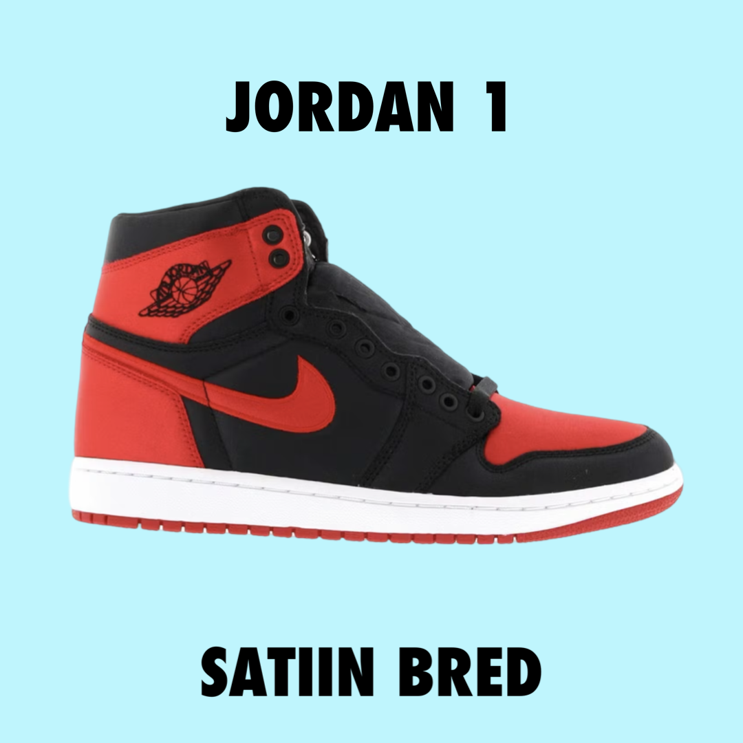 Jordan 1 Retro Satin Bred Non Numbered Promo Sample