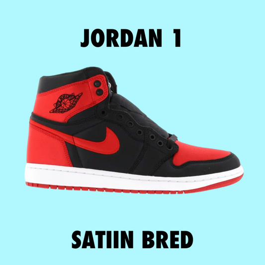 Jordan 1 Retro Satin Bred Non Numbered Promo Sample