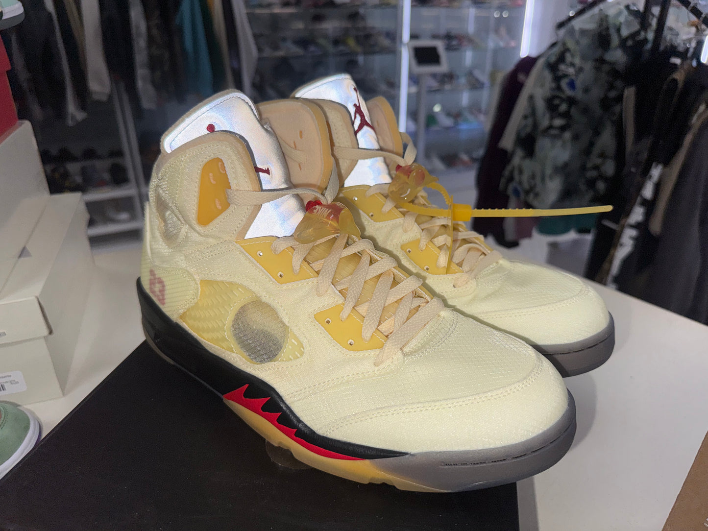 Jordan 5 OFF-WHITE Sail 2020
