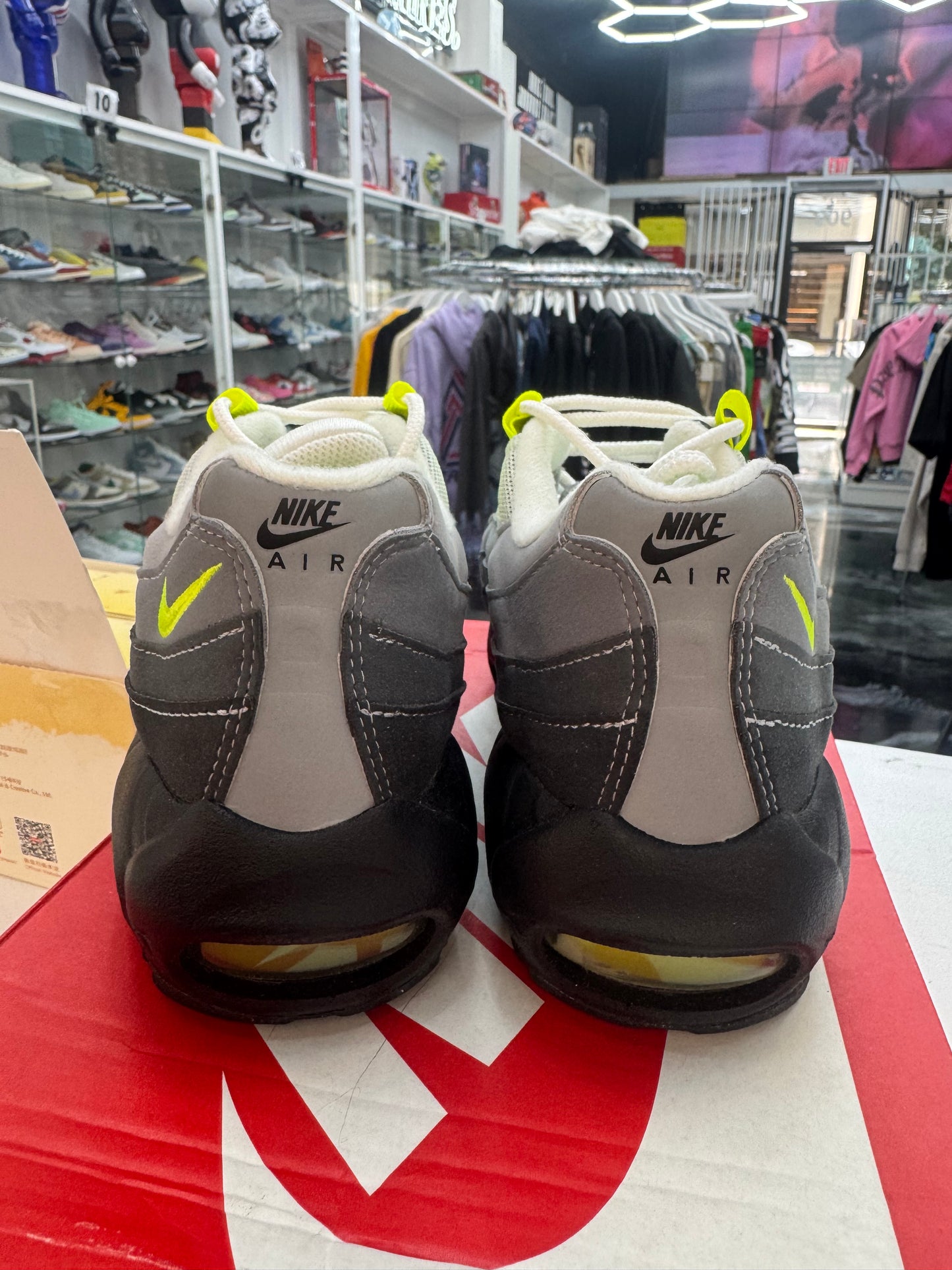 Nike Air Max 95 OG Neon 2020 Black Neon Yellow 6y