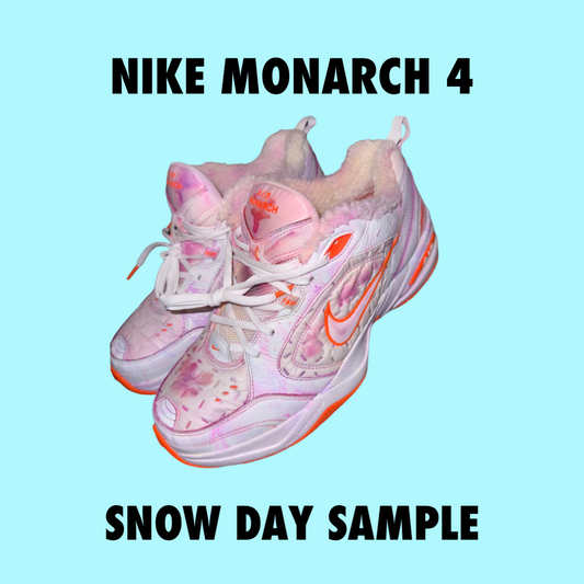 Nike Monarch IV 4 “ snow day “ Sample