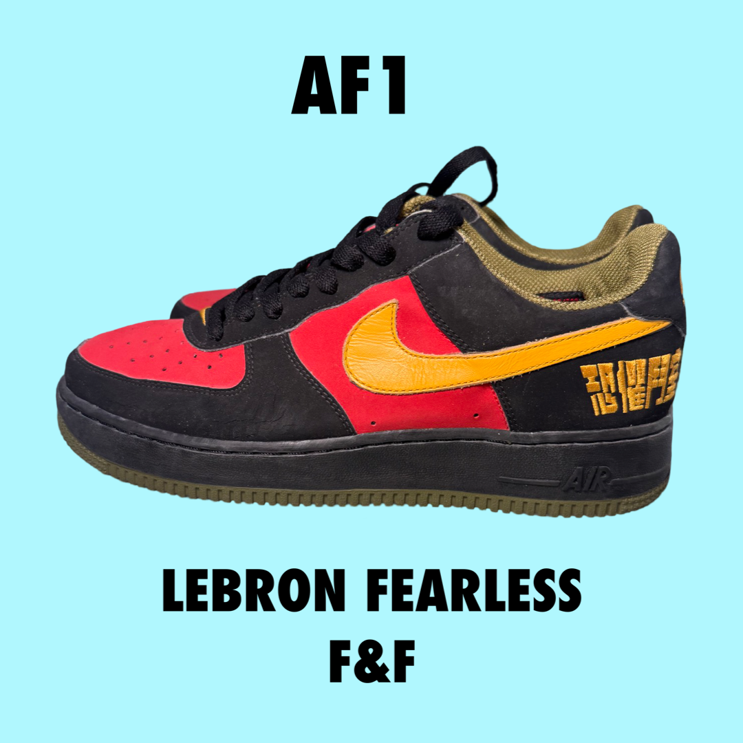 Nike Air Force 1 Fearless Warrior Lebron 1/523 2004 Size 8 worn